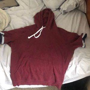 Casual sleeveless hoodie